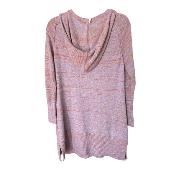Daily Practice Anthropologie Women's Pink Hooded Knit Sweater Dress Size Small - Picture 6 of 8